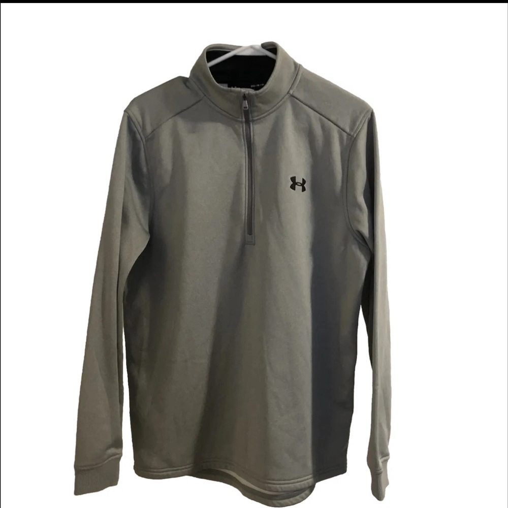 Under Armour Gray Performance Jacket Half-Zip Fleece